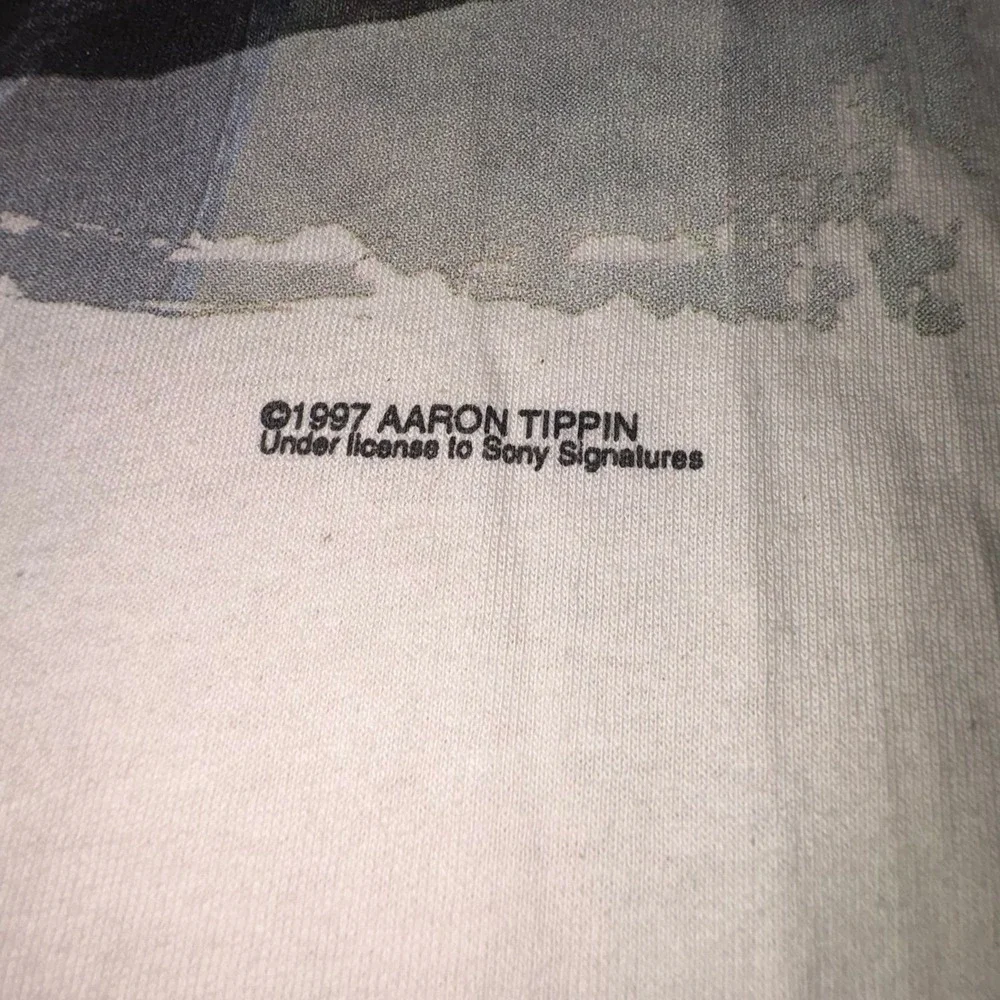 Aaron Tippin 1997 Country Music‎ Promo Tee Signed USA Vintage XL